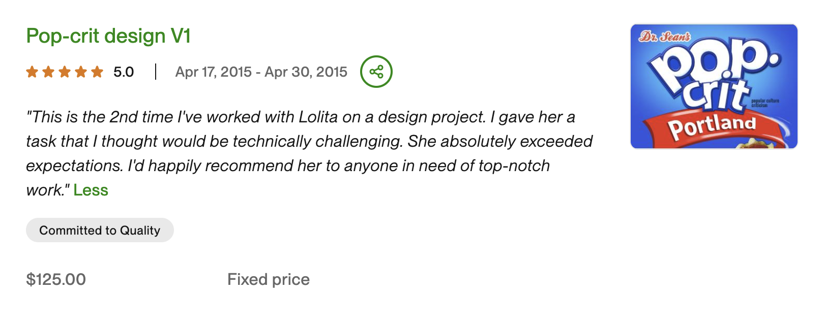 Pop Crit Poster Design